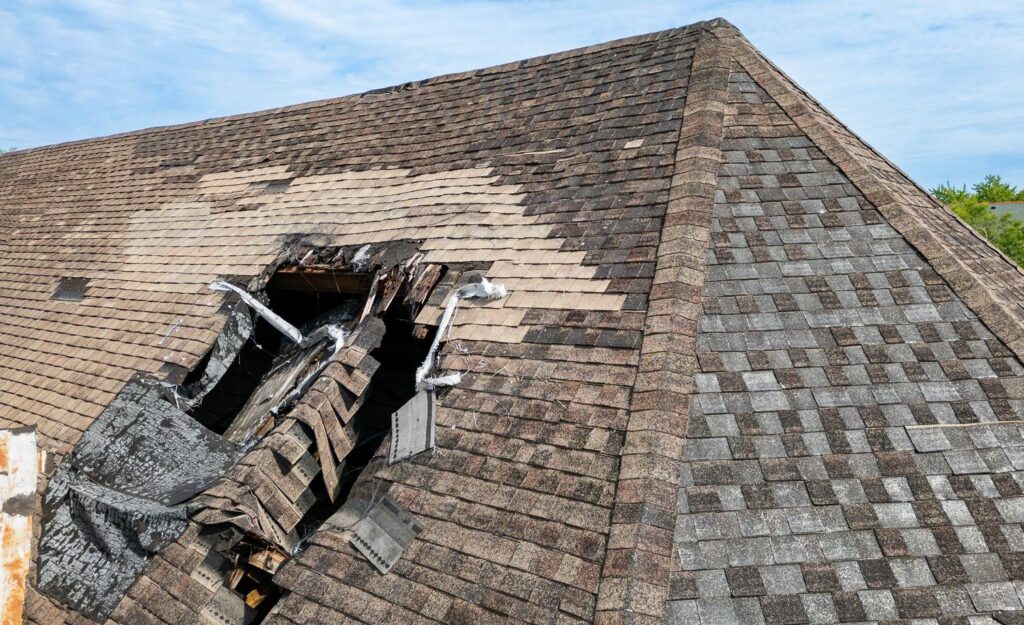 Roof inspection near me in Brentwood, TN reviewing luxury estate roofing