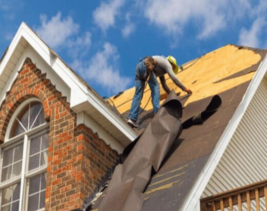 Shingle roofing near me in Bellevue, TN showing freshly installed asphalt shingles