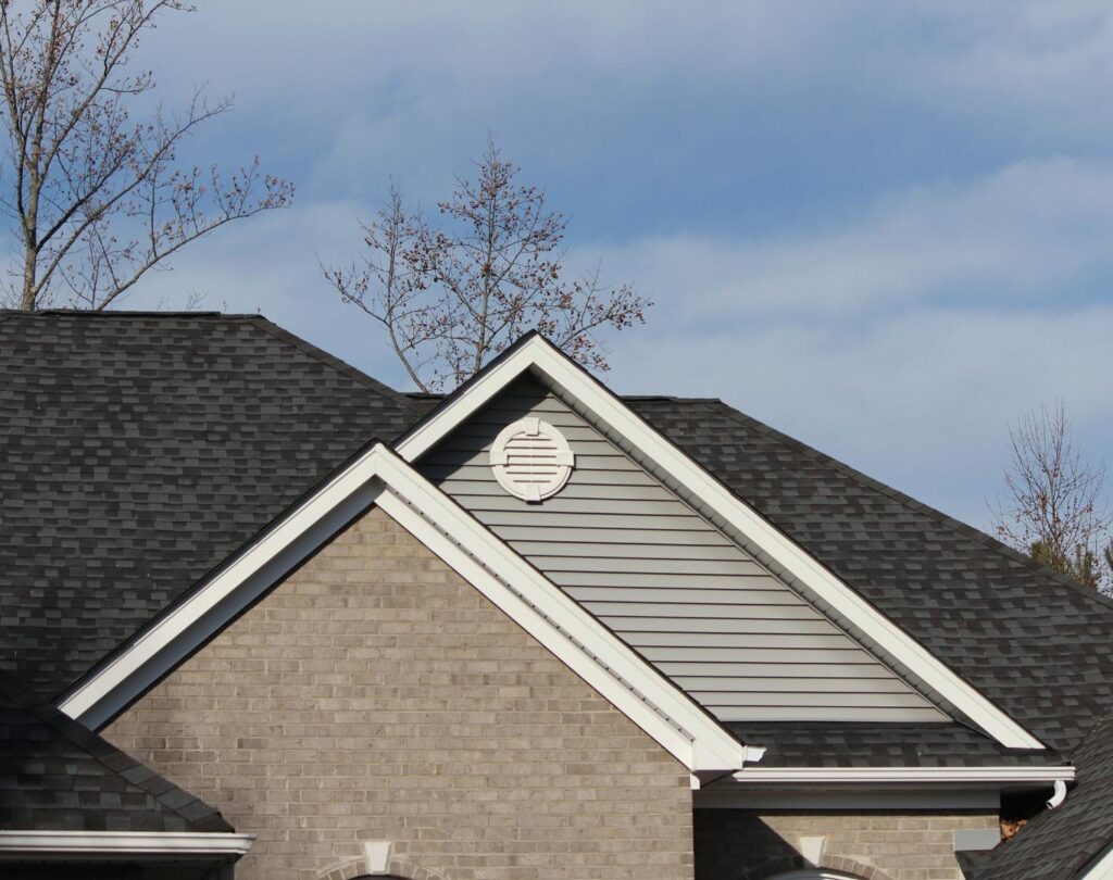 Shingle roofing near me in Brentwood, TN showing new installation
