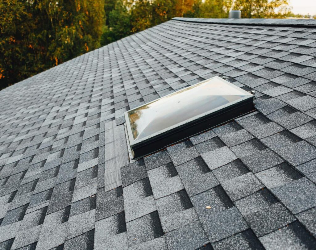 Shingle roofing near me in Thompson's Station, TN showing new architectural shingles