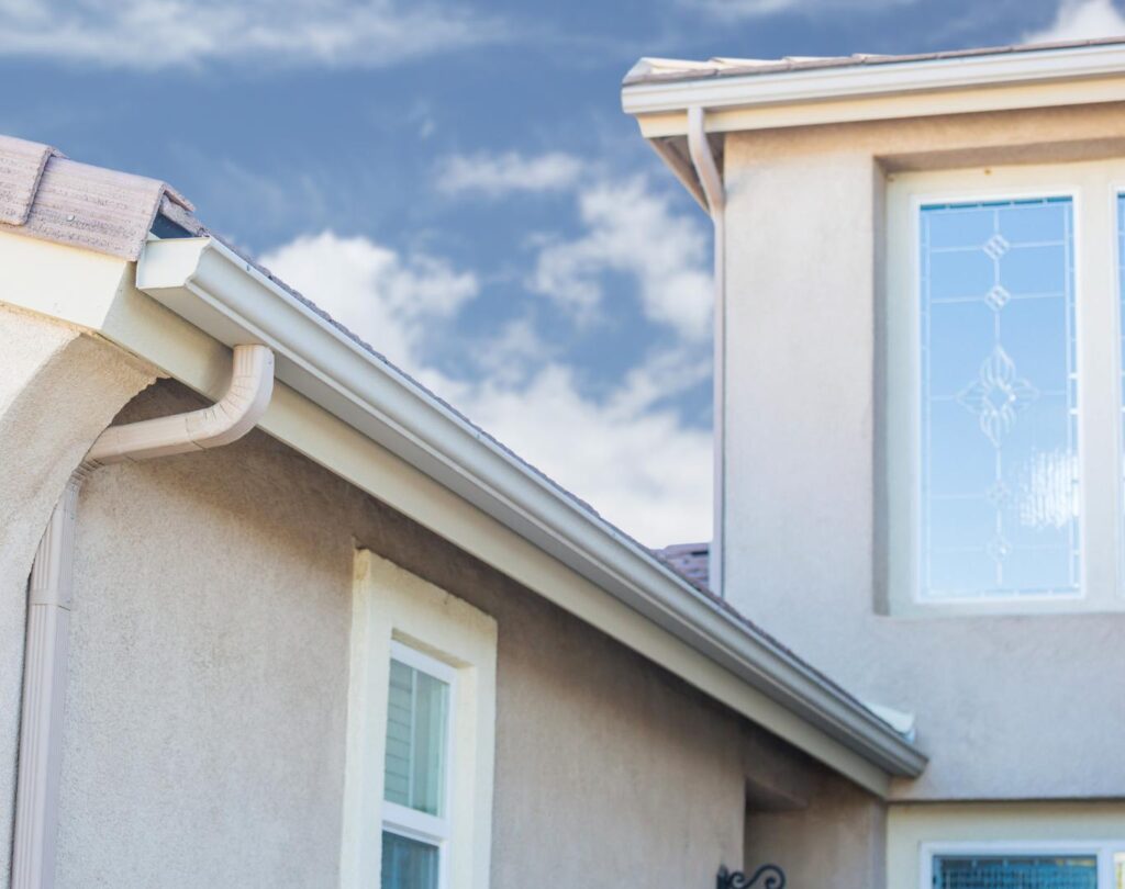 Gutter installation in Lebanon, TN completed on a residential home to direct rainwater safely