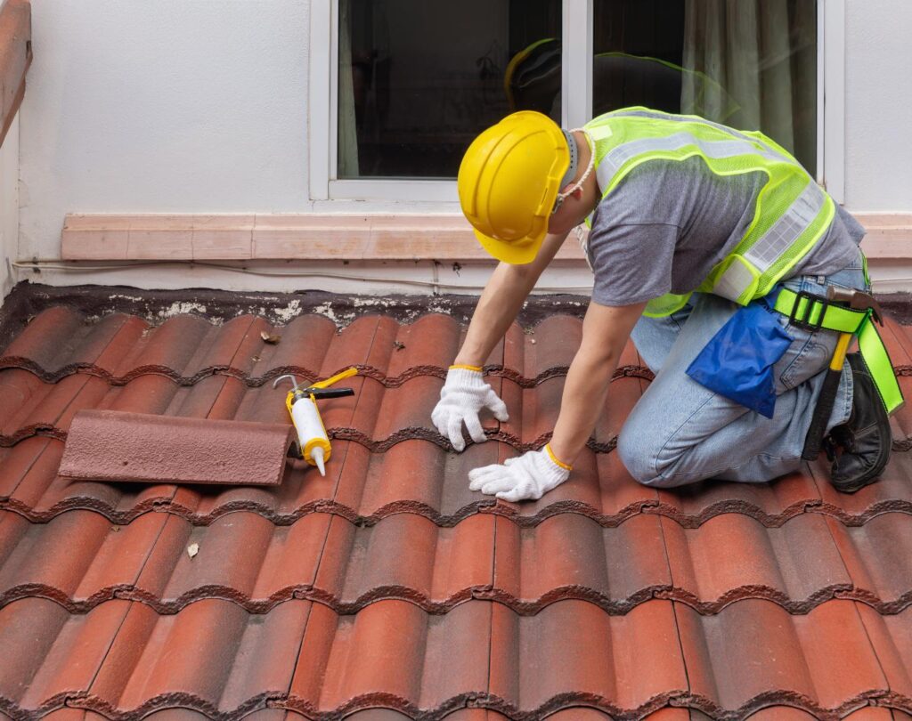 Tile roofing near me in Brentwood, TN featuring durable concrete tile installation