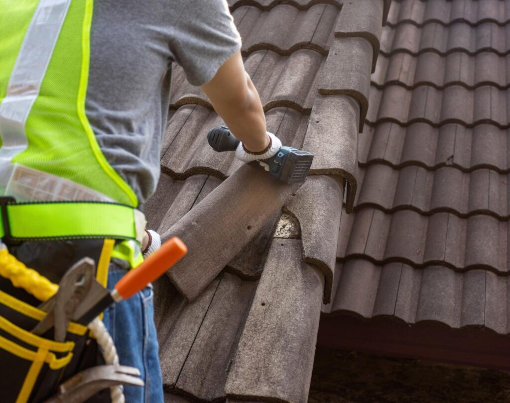 Tile roofing near me in Ashland City, TN featuring durable clay tile roof installation